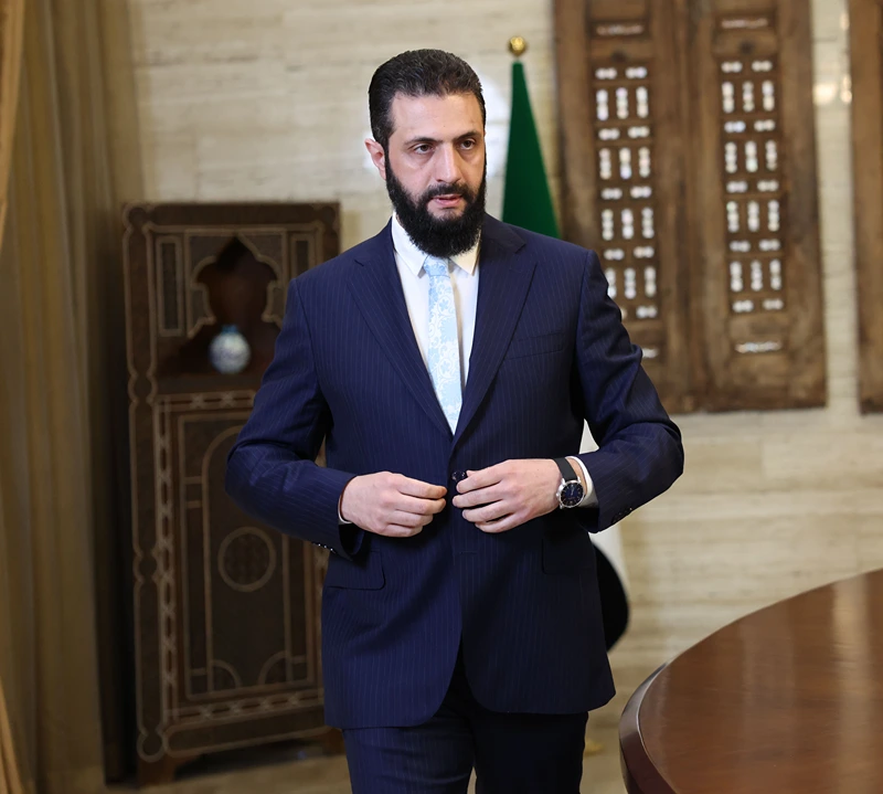 נשיא סוריה, אחמד א-שרע, 18 בינואר 2026