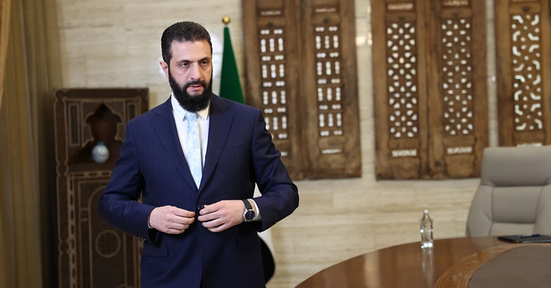 נשיא סוריה, אחמד א-שרע, 18 בינואר 2026