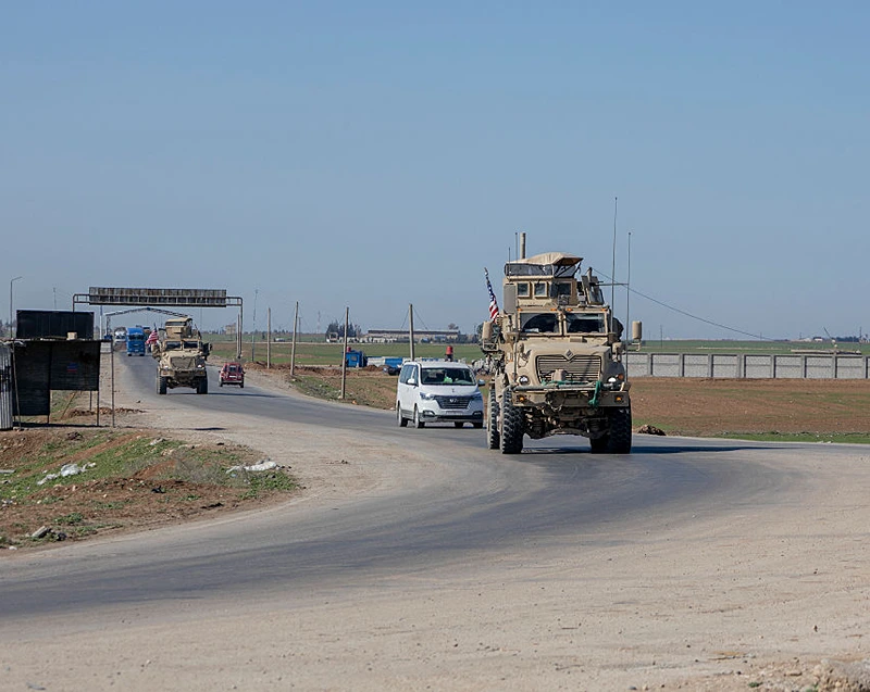 כוחות אמריקניים במחוז חסכה שבסוריה, 22 בפברואר 2026