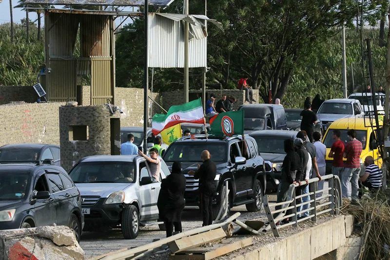 שיירות של רכבים בדרכם לדרום לבנון, 17 באפריל 2026