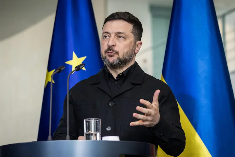 נשיא אוקראינה, וולודומיר זלנסקי, 14 באפריל 2026