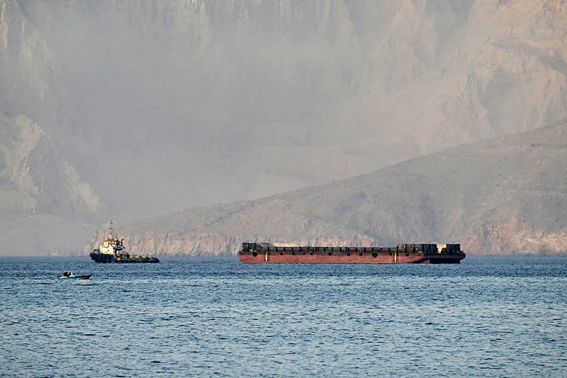 ספינה במצר הורמוז, 25 ביוני 2025