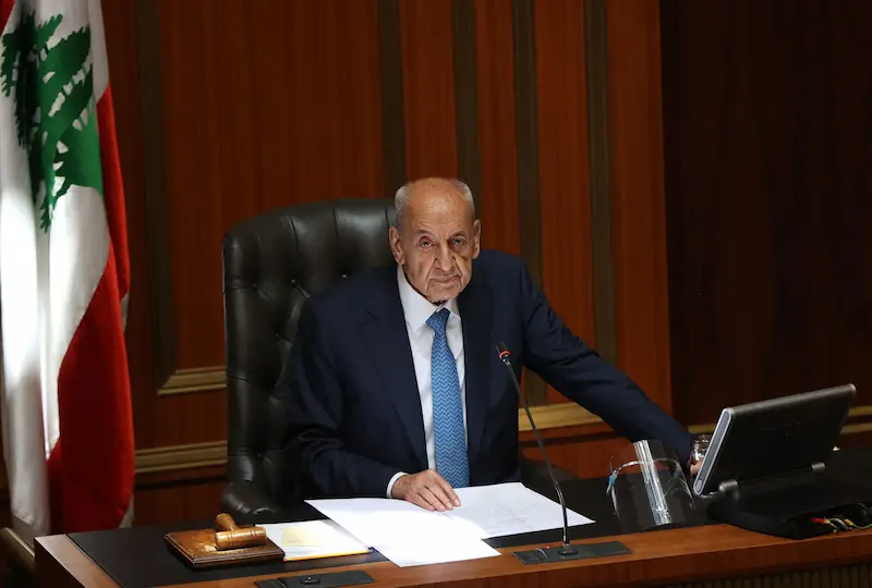 יו"ר הפרלמנט הלבנוני, נביה ברי, 31 במאי 2022