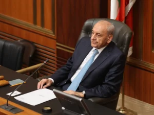 יו"ר הפרלמנט הלבנוני נביה ברי, 14 ביוני 2023