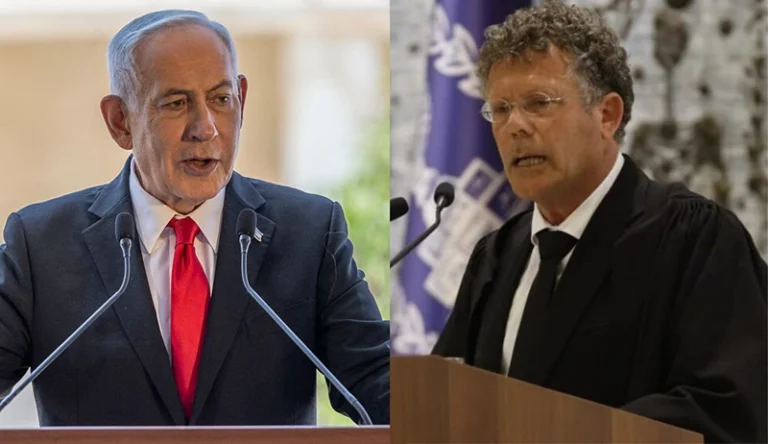 נשיא בית המשפט העליון, השופט יצחק עמית, ראש הממשלה, בנימין נתניה
