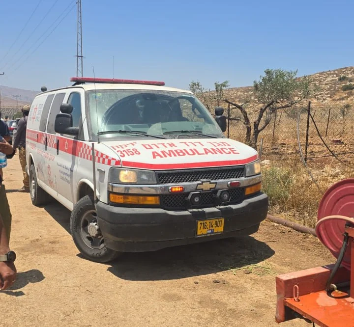 זירת האירוע | צילום: דוברות מד"א