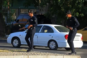 כוחות שיטור עיראקיים במהלך מבצע המעצרים, 28 ביוני 2026