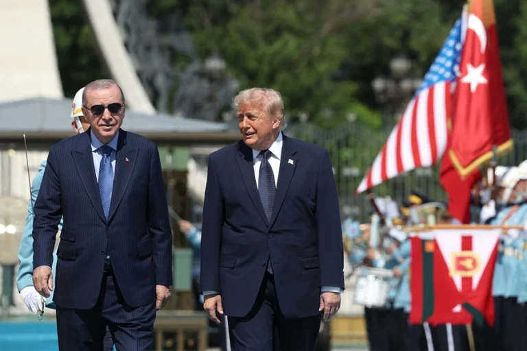 נשיא ארה"ב, דונלד טראמפ, ונשיא טורקיה, רג'פ טאיפ ארדואן