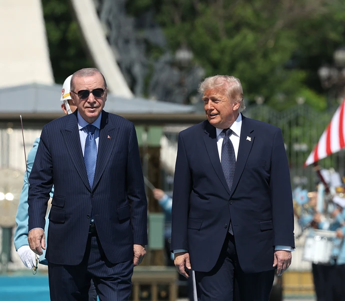 נשיא ארה"ב, דונלד טראמפ, ונשיא טורקיה, רג'פ טאיפ ארדואן