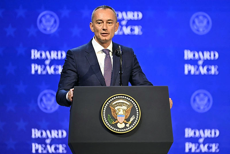 מנכ"ל מועצת השלום, ניקולאי מלאדנוב, 22 בינואר 2026