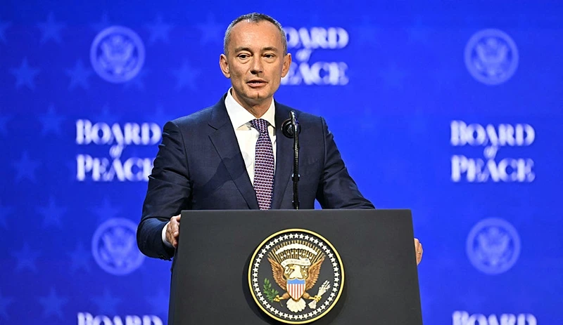 מנכ"ל מועצת השלום, ניקולאי מלאדנוב, 22 בינואר 2026