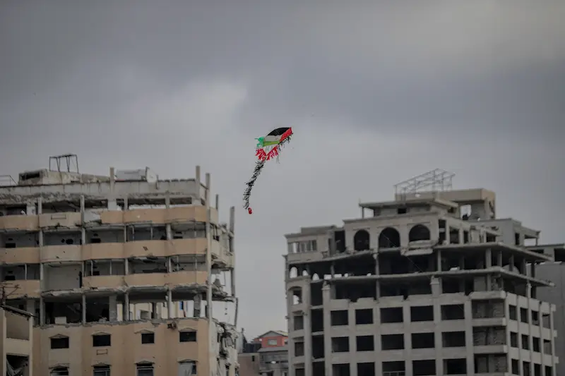 עפיפון מעל רצועת עזה, 8 במאי 2026