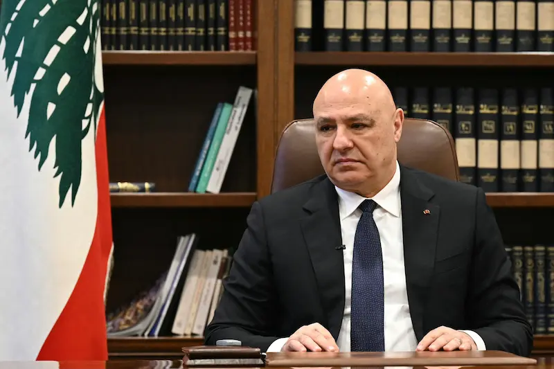 נשיא לבנון, ג'וזף עאון, 15 בספטמבר 2026
