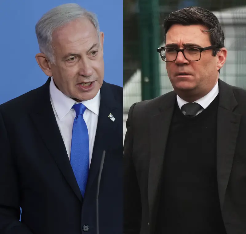 ראש ממשלת בריטניה, אנדי ברנהאם, ראש ממשלת ישראל, בנימין נתניהו