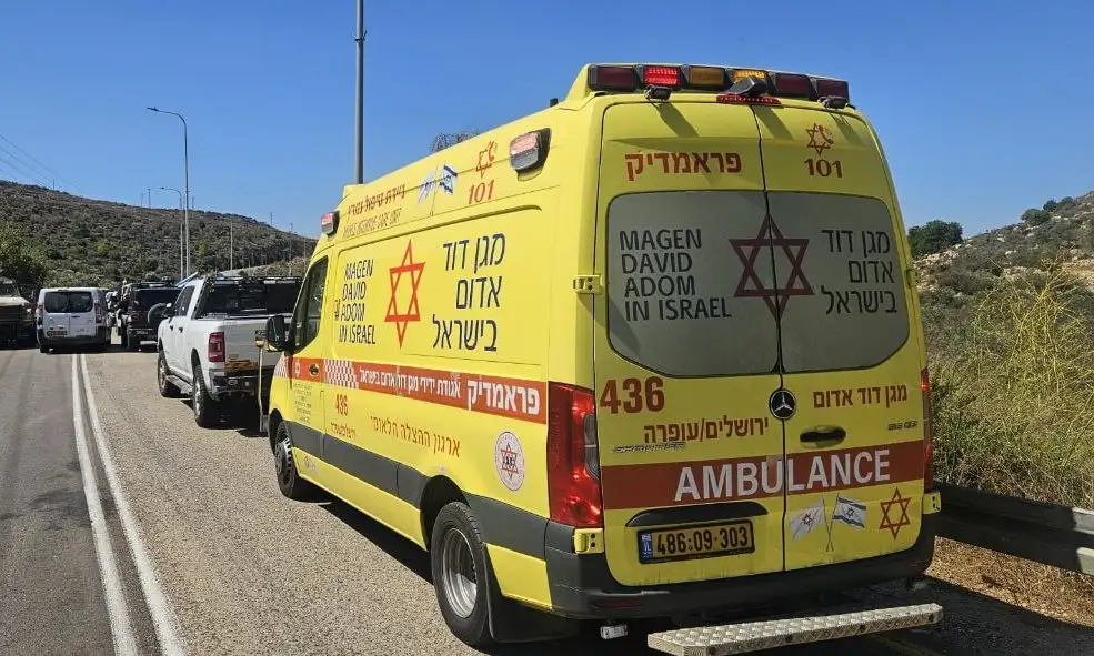 כוחות מד"א בזירת הפיגוע