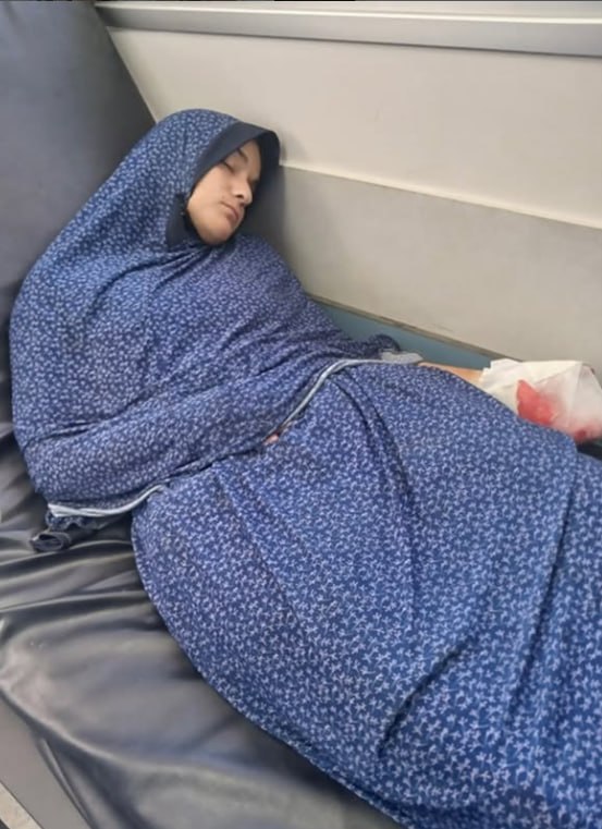 אמילי דמארי לאחר חטיפתה לרצועת עזה