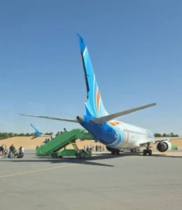 תיעוד של המטוס לאחר הנחיתה בסעודיה אתמול