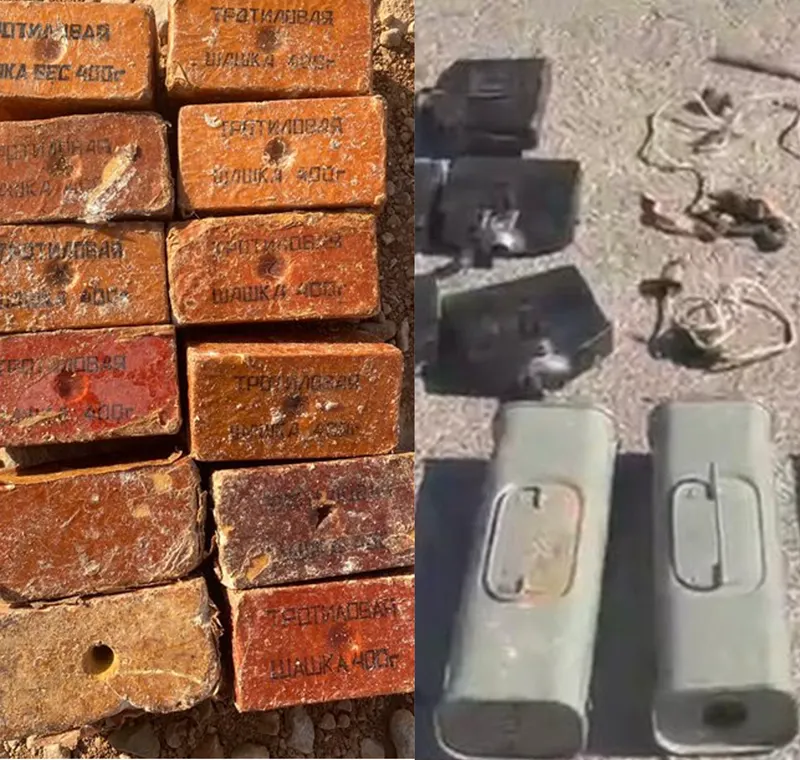תמונות של האמל"ח שנתפס
