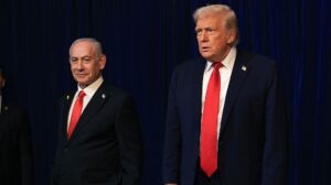 נשיא ארה"ב, דונלד טראמפ, וראש הממשלה, בנימין נתניהו, בעת ביקורו של ראש הממשלה בפלורידה, 29 בדצמבר 2025