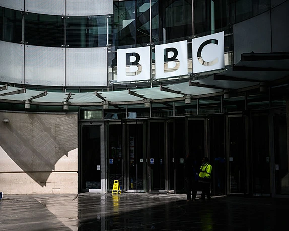 משרדי BBC בלונדון, 16 באפריל 2026