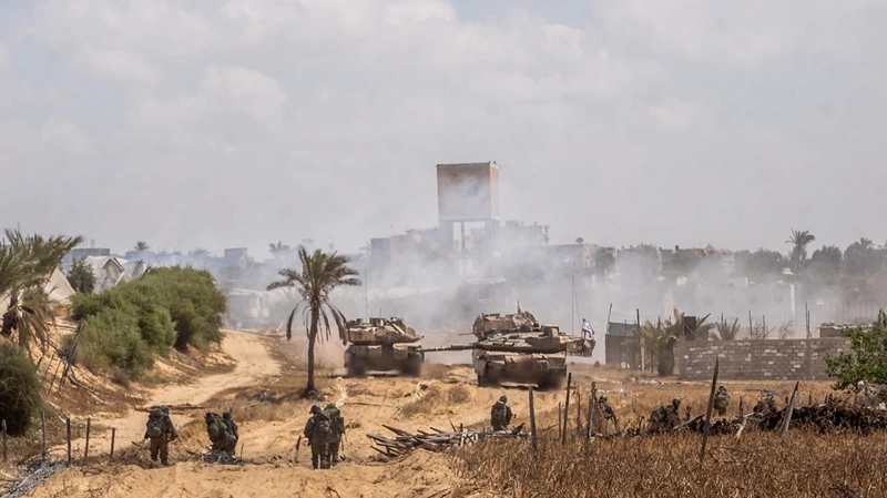 כוחות צה"ל נלחמים בעזה